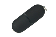 البلاستيك 32GB 3.0 سلسلة المفاتيح USB اللون الأسود مع شعار مخصص وحزمة من العلامة التجارية إظهار الحياة