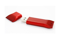 مصنع توريد الحلوى شكل 2GB 2.0 أحمر اللون من البلاستيك USB مع شعار مخصص وحزمة العلامة التجارية تظهر الحياة