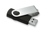 2.0 2G اللون البرتقالي دوارة تويست معدن USB مع شعار مخصص والعلامة التجارية تظهر حزمة الحياة