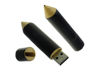 2 GigaByte 2.0 بامبو USB العصي شكل قلم رصاص مع شعار الليزر المحفور