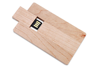 متعددة الوظائف مخصص محركات الخشب USB ، صندوق ورقة عصا USB خشبية معبأة