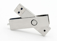 128 جيجابايت 3.0 محرك فلاش USB معدنية مع شعار طباعة الشاشة الحريرية