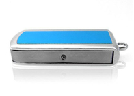 سلسلة المفاتيح نوع المعدن الأزرق محرك فلاش USB متوافق واجهة 3.0