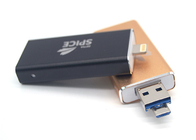 صدمة مقاومة مايكرو محرك USB ، التخزين الصلبة الحالة محرك فلاش USB مزدوج