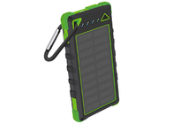 الأخضر بالطاقة الشمسية المحمولة شاحن مقاومة الماء مع منافذ الإخراج 2 USB