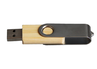 عصا خشبية دوارة ، لون مطبوع ، شعار ، محرك فلاش USB
