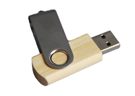 عصا خشبية دوارة ، لون مطبوع ، شعار ، محرك فلاش USB