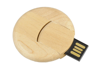 جولة لوحة الشكل الخيزران USB فلاش حملة مع 1G إلى 256G سعة التخزين