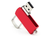 128G 3.0 معدن فلاش حملة كيرينغ ، الأحمر USB سلسلة المفاتيح المعدنية مع شعار طباعة ليزر