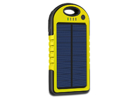 الليزر شعار الأصفر بالطاقة الشمسية شاحن محمول 6000mAh قدرة Bettery